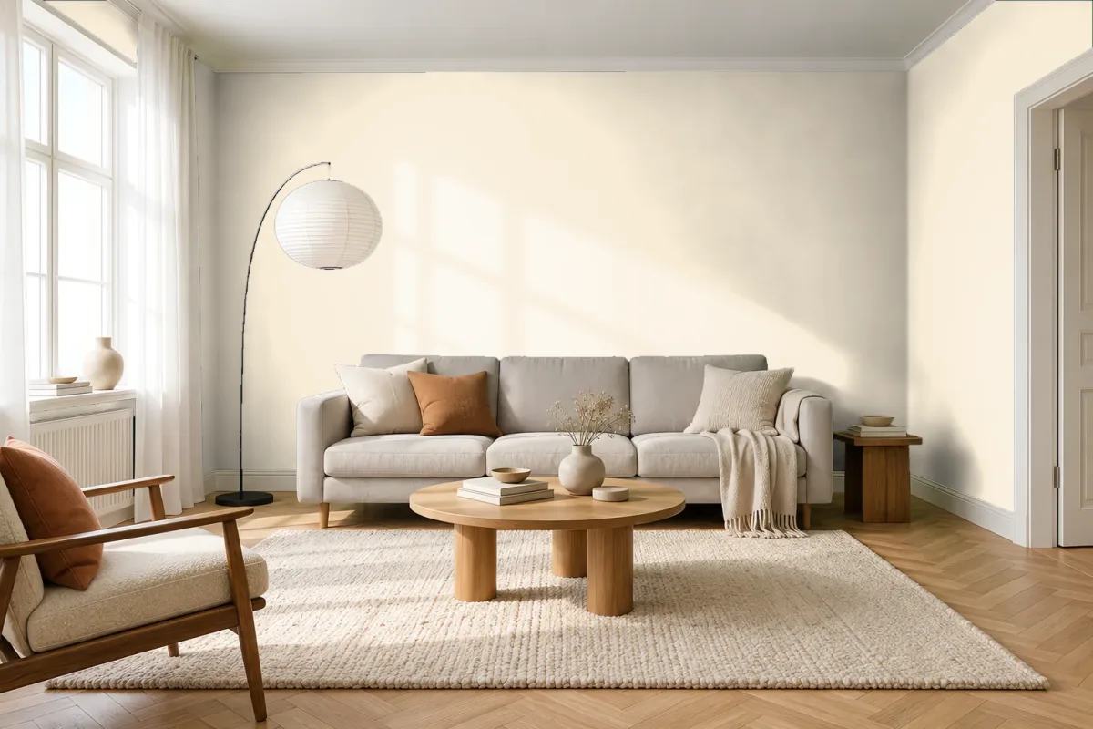 Краска Swiss Lake SL-0110 White Chess — гостиная в скандинавском стиле