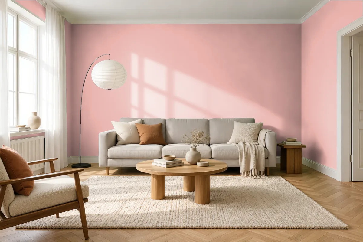 Краска Swiss Lake SL-1458 Cotton Candy — гостиная в скандинавском стиле