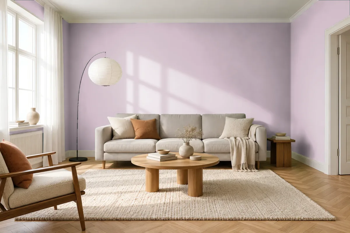 Краска Swiss Lake SL-1722 Fading Rose — гостиная в скандинавском стиле