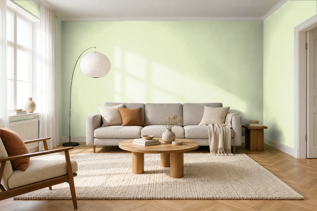 Краска Swiss Lake SL-2522 Paradise — гостиная в скандинавском стиле