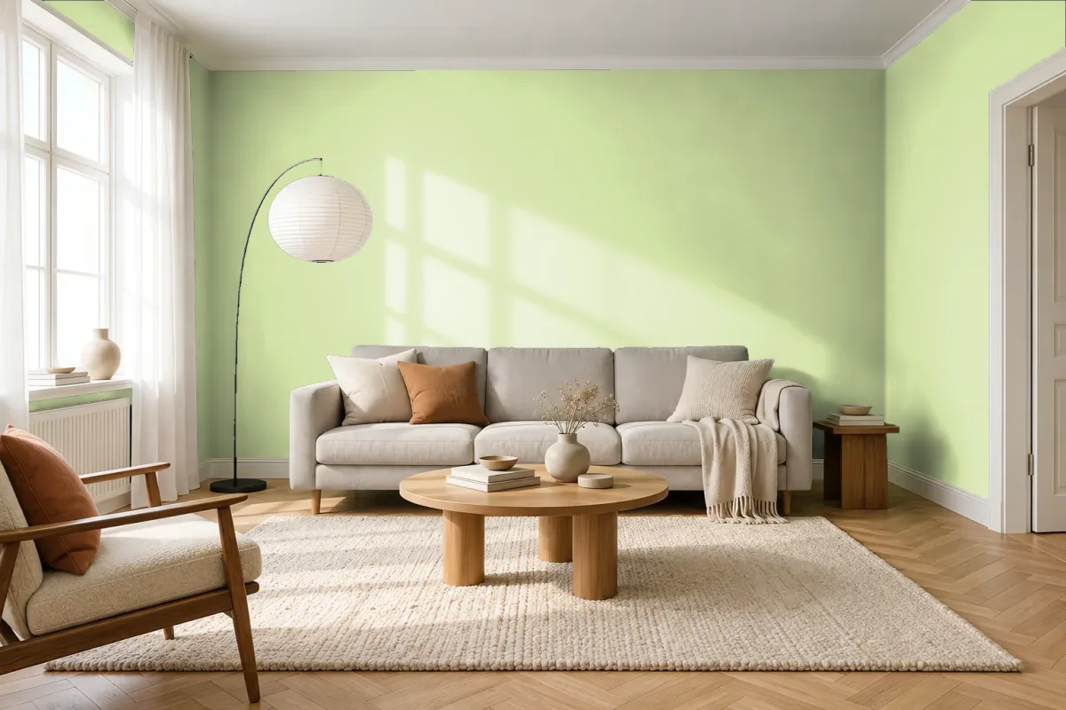 Краска Swiss Lake SL-2526 New Look — гостиная в скандинавском стиле