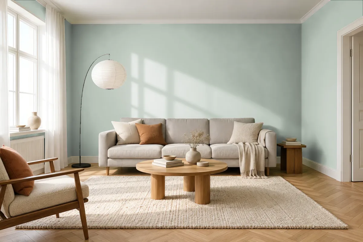 Краска Tikkurila TVT X445 — гостиная в скандинавском стиле