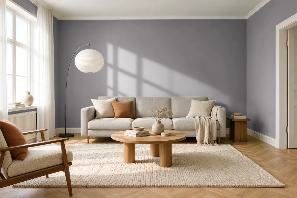 Краска Tikkurila TVT M488 — гостиная в скандинавском стиле