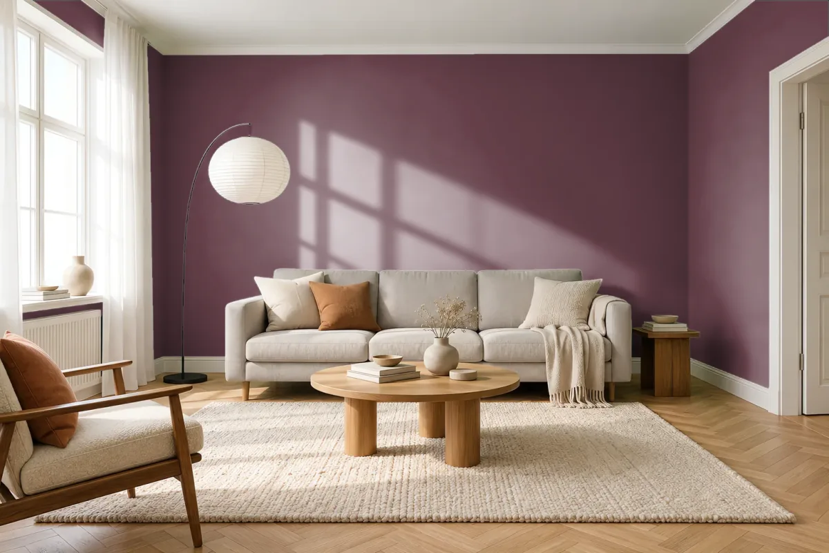 Краска Tikkurila TVT M339 Tango — гостиная в скандинавском стиле