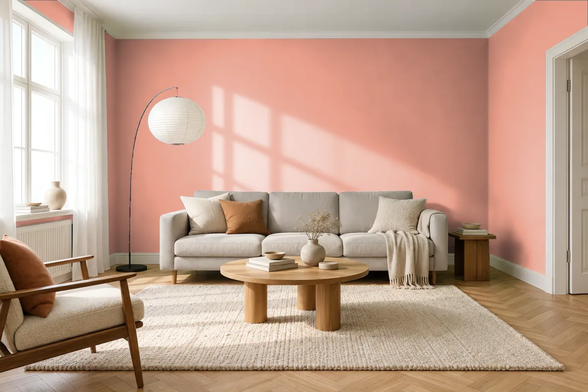 Краска Tikkurila TVT V318 — гостиная в скандинавском стиле