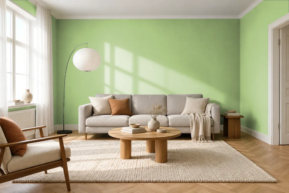 Краска Tikkurila TVT S382 — гостиная в скандинавском стиле