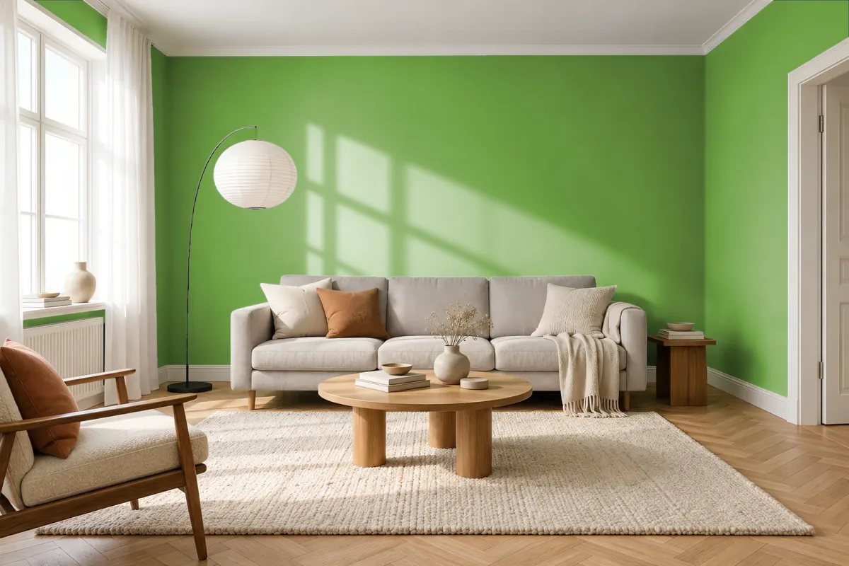 Краска Tikkurila TVT M382 — гостиная в скандинавском стиле