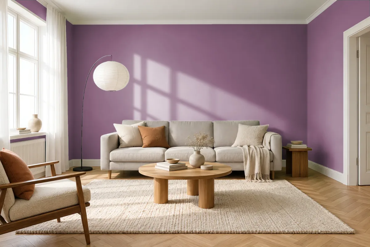 Краска Tikkurila TVT S340 — гостиная в скандинавском стиле