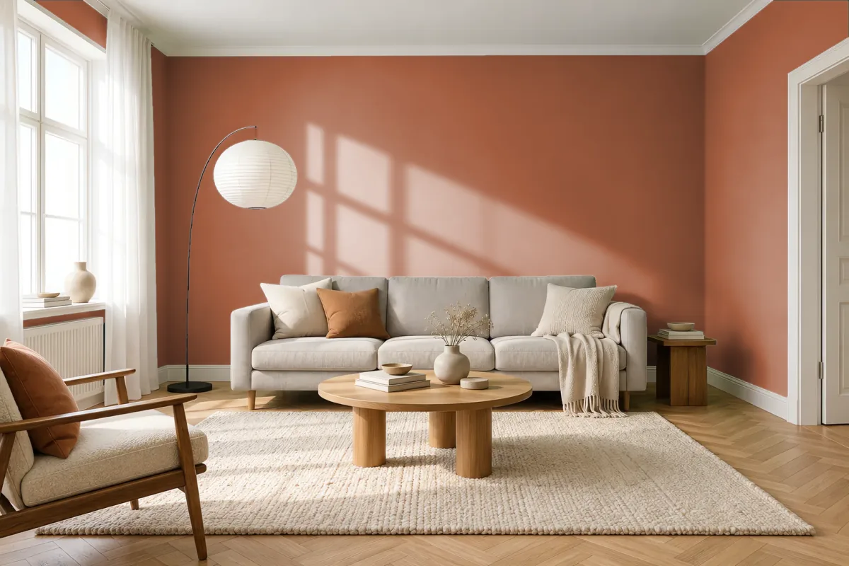 Краска Tikkurila TVT M405 — гостиная в скандинавском стиле