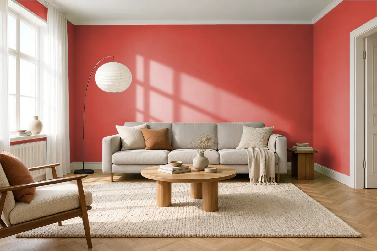 Краска Tikkurila TVT M321 — гостиная в скандинавском стиле