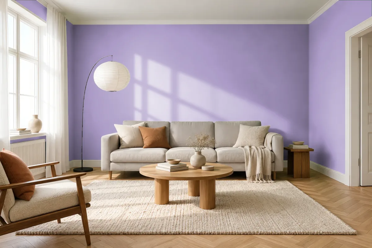 Краска Tikkurila TVT K343 — гостиная в скандинавском стиле