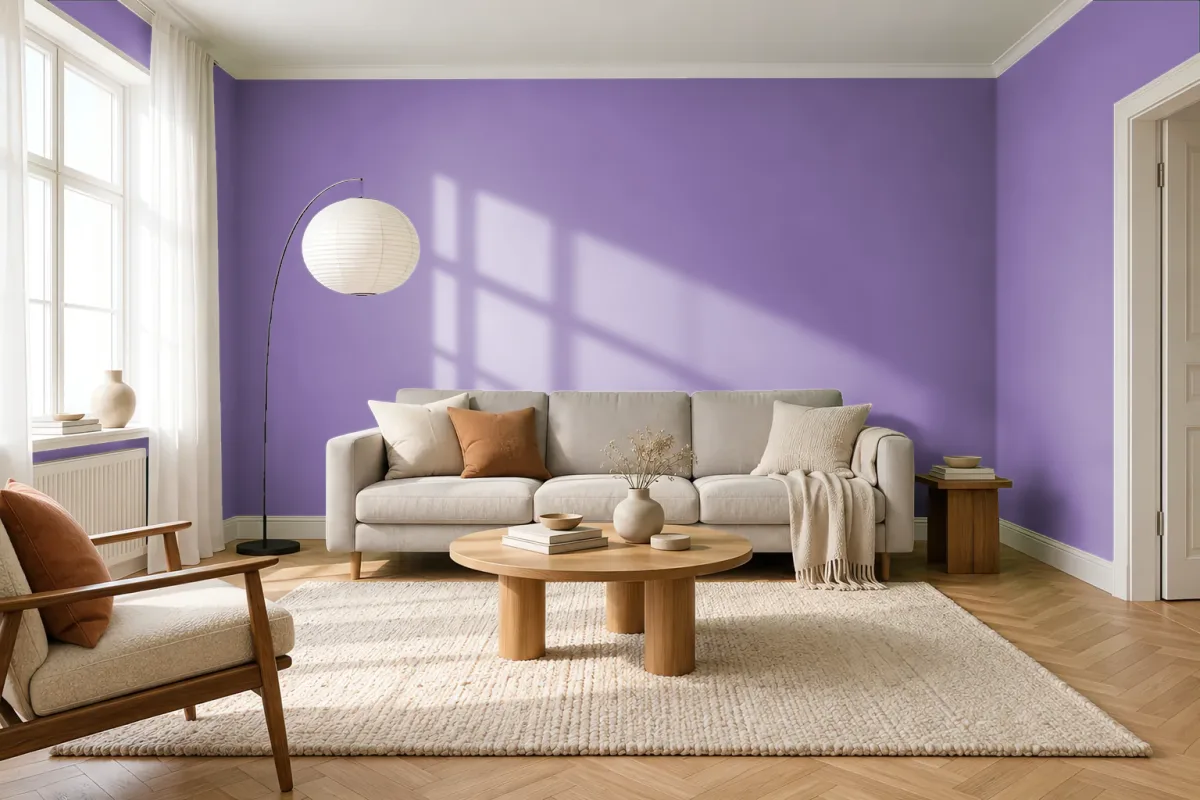 Краска Tikkurila TVT L343 — гостиная в скандинавском стиле