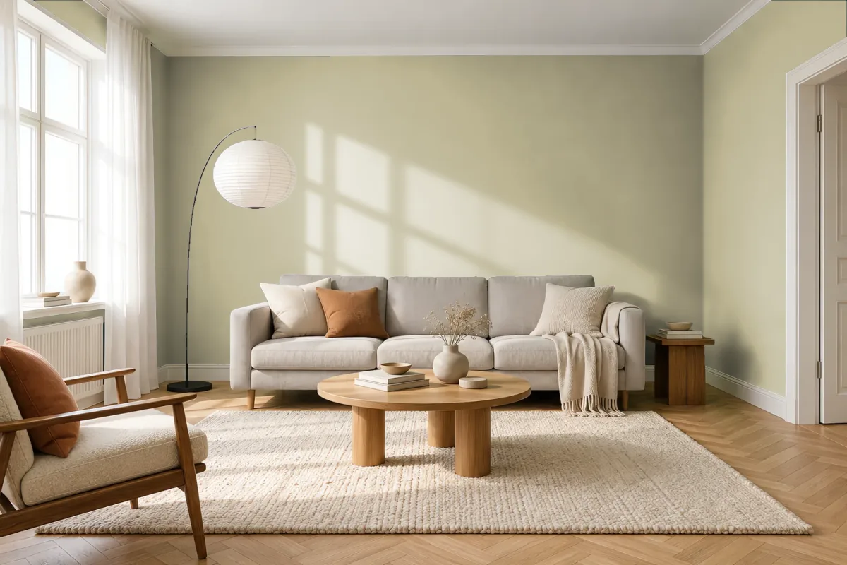 Краска Tikkurila TVT J450 — гостиная в скандинавском стиле