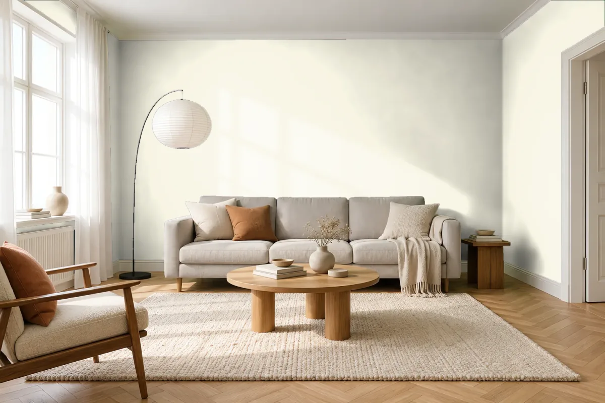 Краска Tikkurila TVT F301 — гостиная в скандинавском стиле