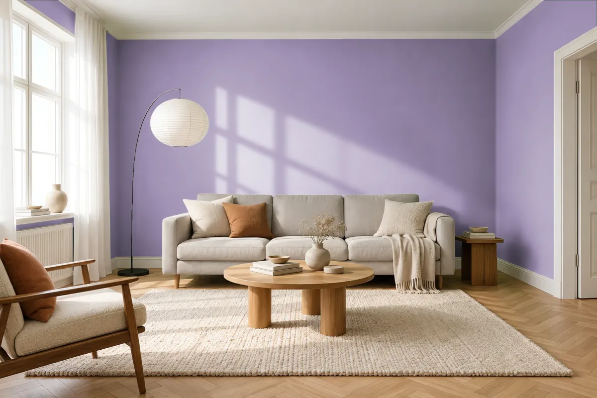 Краска Tikkurila TVT V343 — гостиная в скандинавском стиле