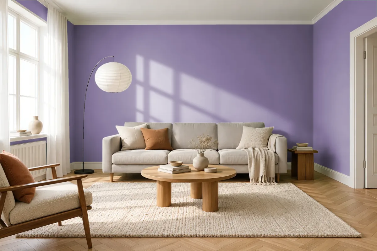 Краска Tikkurila TVT S343 — гостиная в скандинавском стиле