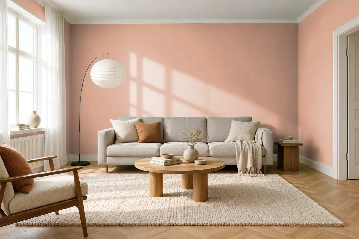 Краска Tikkurila TVT J408 — гостиная в скандинавском стиле