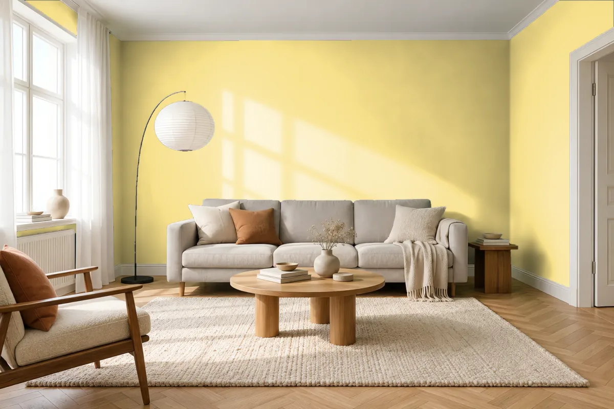 Краска Tikkurila TVT V301 — гостиная в скандинавском стиле