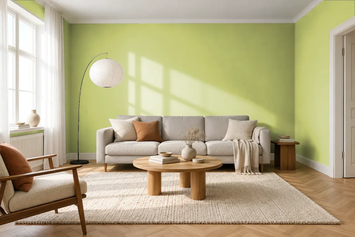 Краска Tikkurila TVT K387 — гостиная в скандинавском стиле