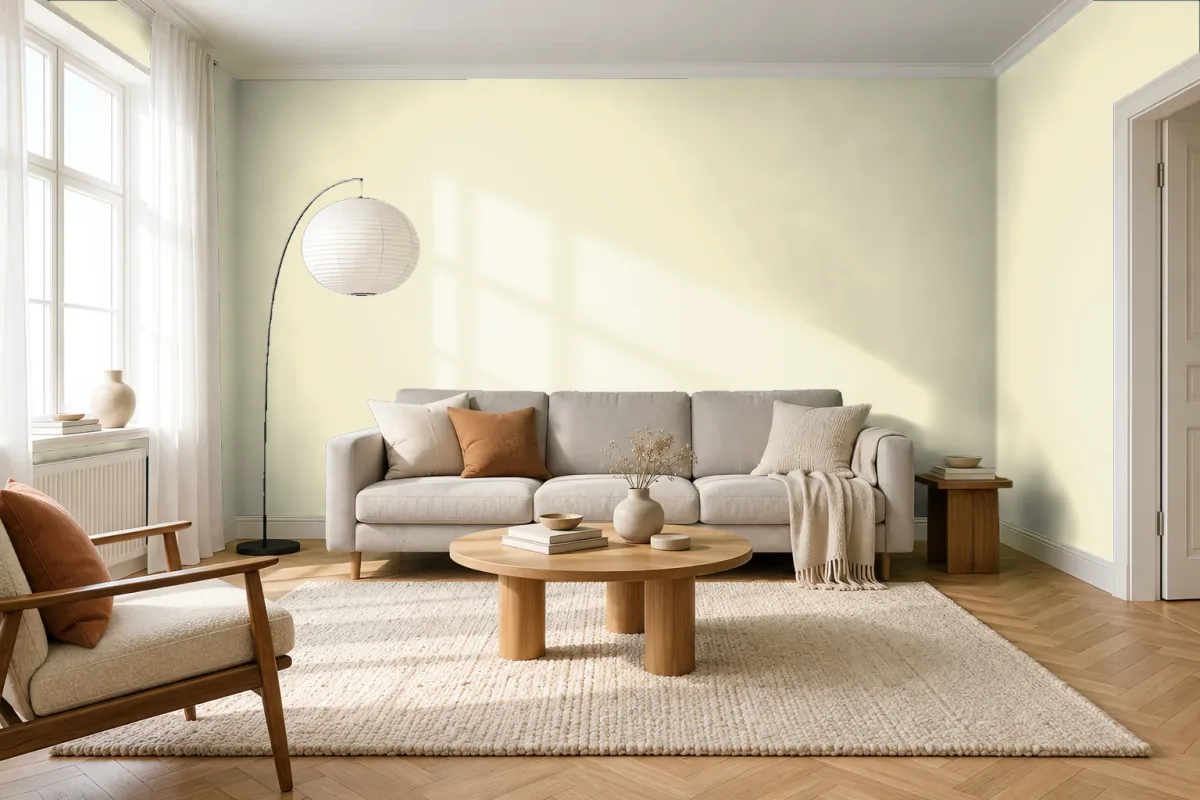 Краска Tikkurila TVT Y387 — гостиная в скандинавском стиле