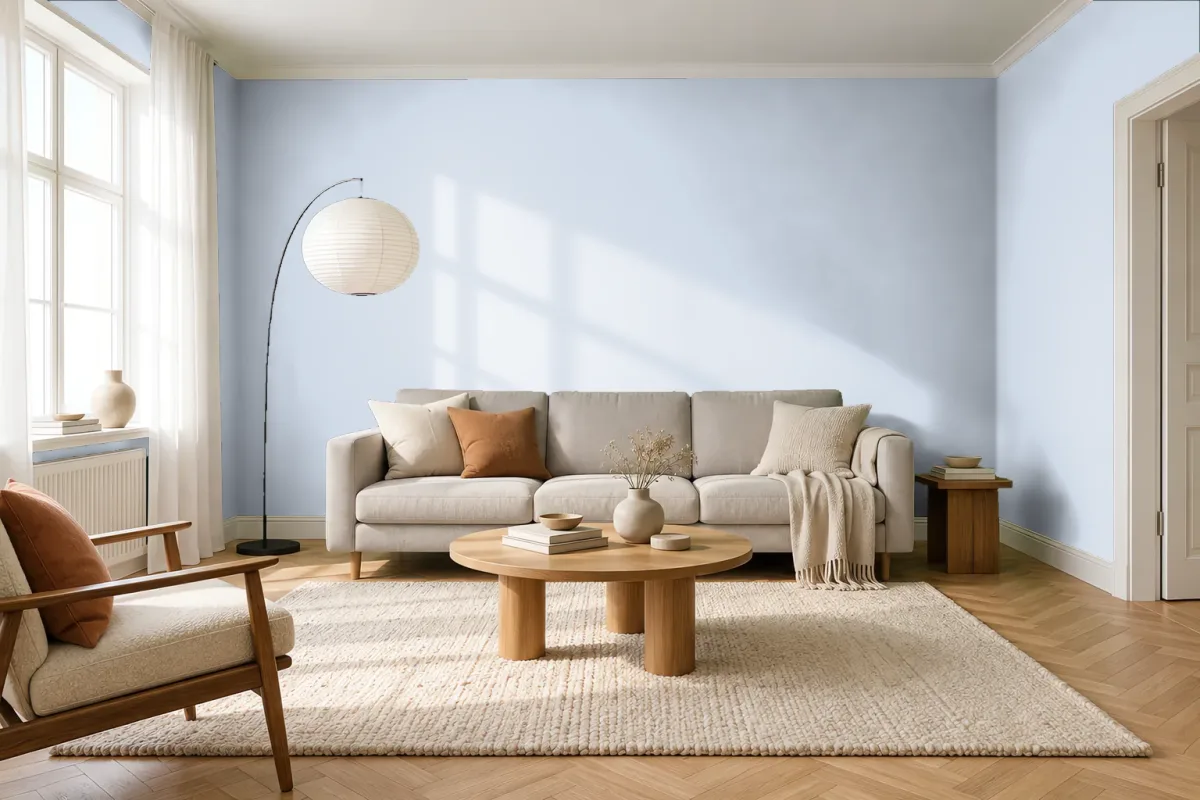 Краска Tikkurila TVT H430 — гостиная в скандинавском стиле
