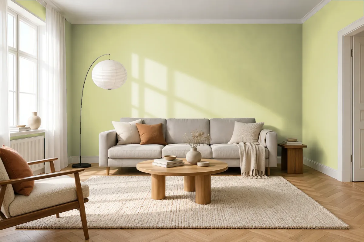 Краска Tikkurila TVT V387 — гостиная в скандинавском стиле