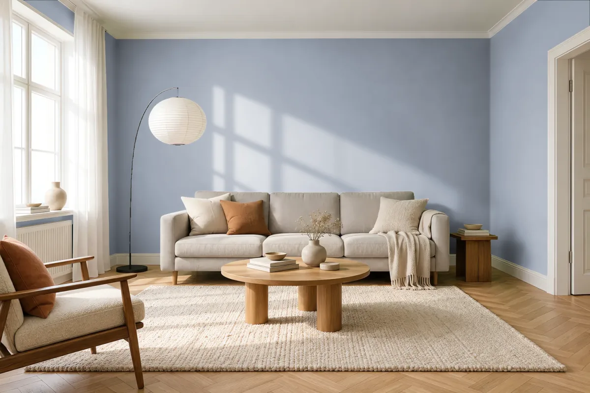Краска Tikkurila TVT S430 — гостиная в скандинавском стиле