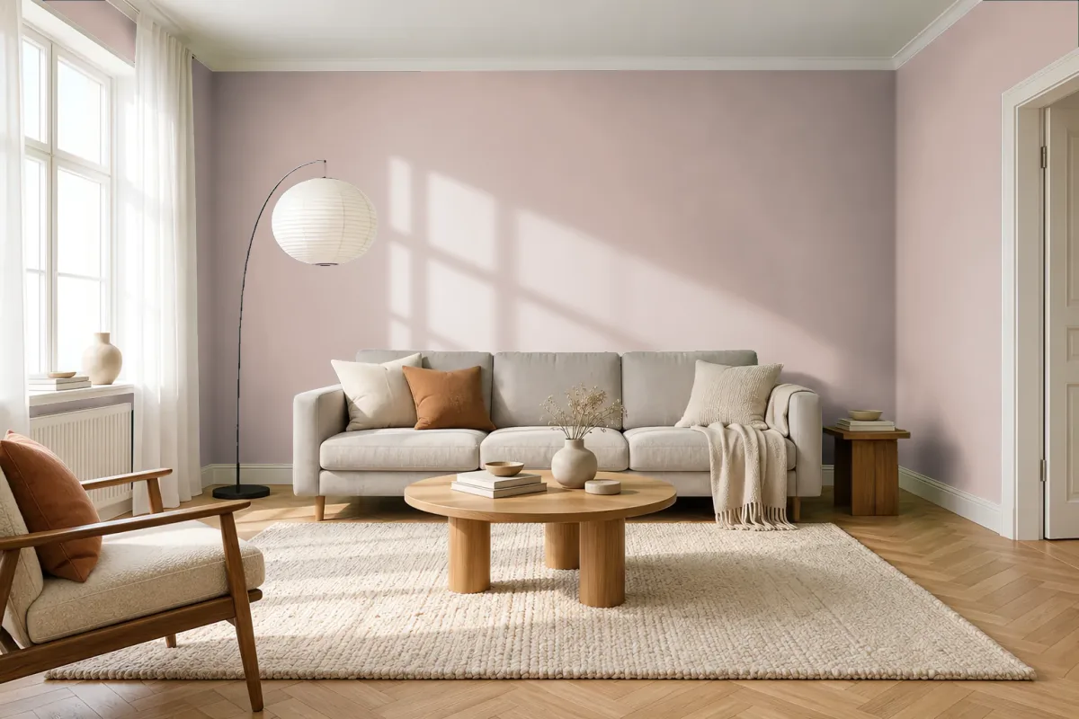 Краска Tikkurila TVT V473 — гостиная в скандинавском стиле