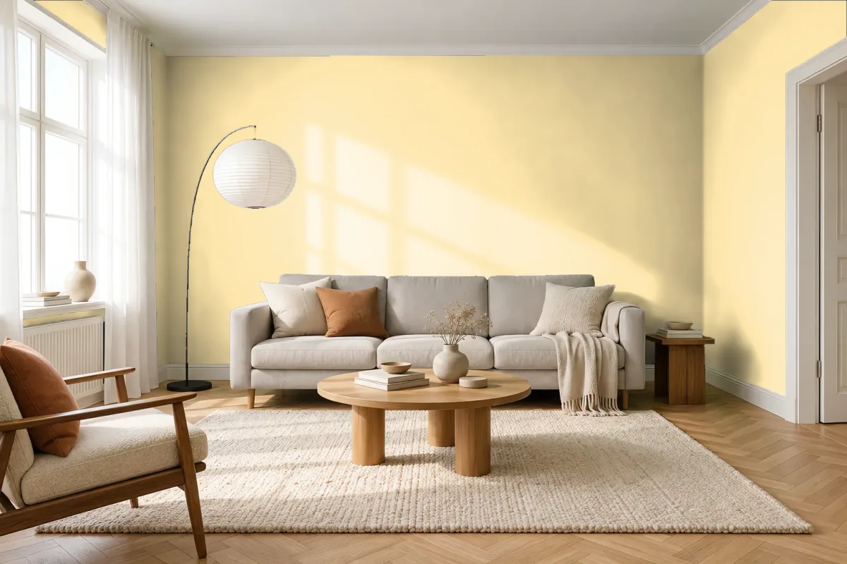 Краска Tikkurila TVT H303 Joy — гостиная в скандинавском стиле