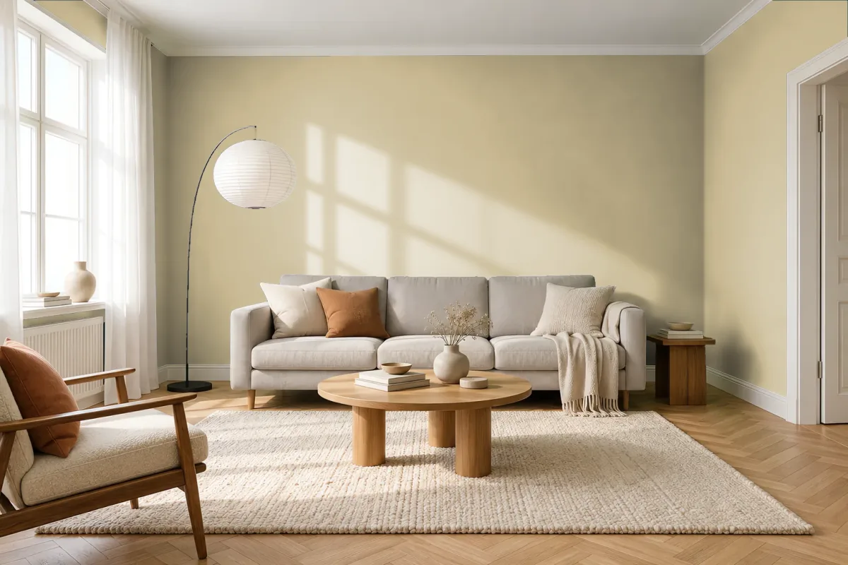 Краска Tikkurila TVT H453 — гостиная в скандинавском стиле
