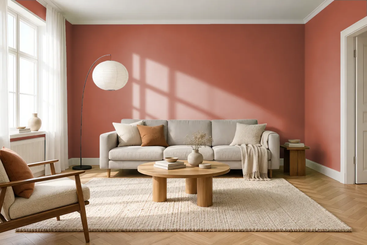 Краска Tikkurila TVT M410 — гостиная в скандинавском стиле
