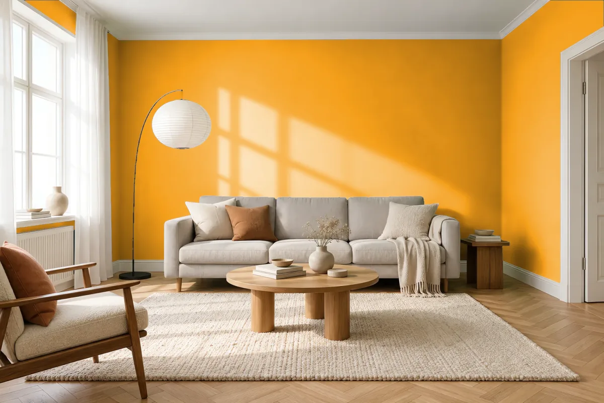Краска Tikkurila TVT N304 — гостиная в скандинавском стиле