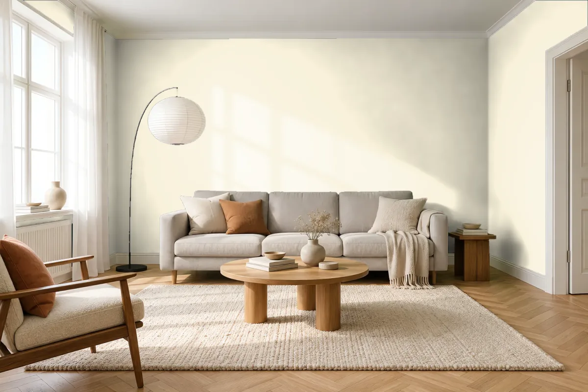 Краска Tikkurila TVT Y390 — гостиная в скандинавском стиле