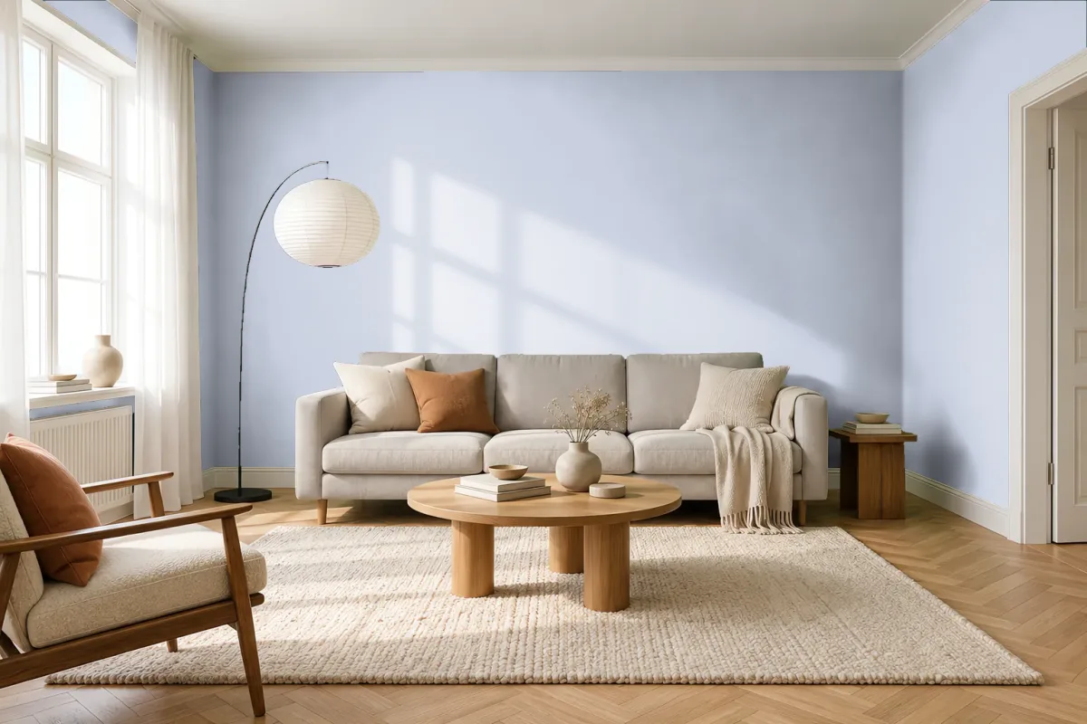 Краска Tikkurila TVT X348 — гостиная в скандинавском стиле