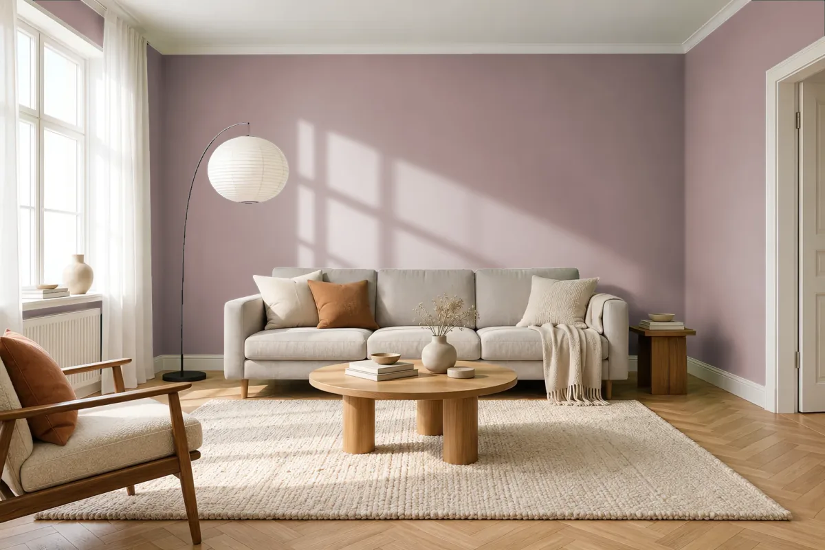 Краска Tikkurila TVT V476 — гостиная в скандинавском стиле
