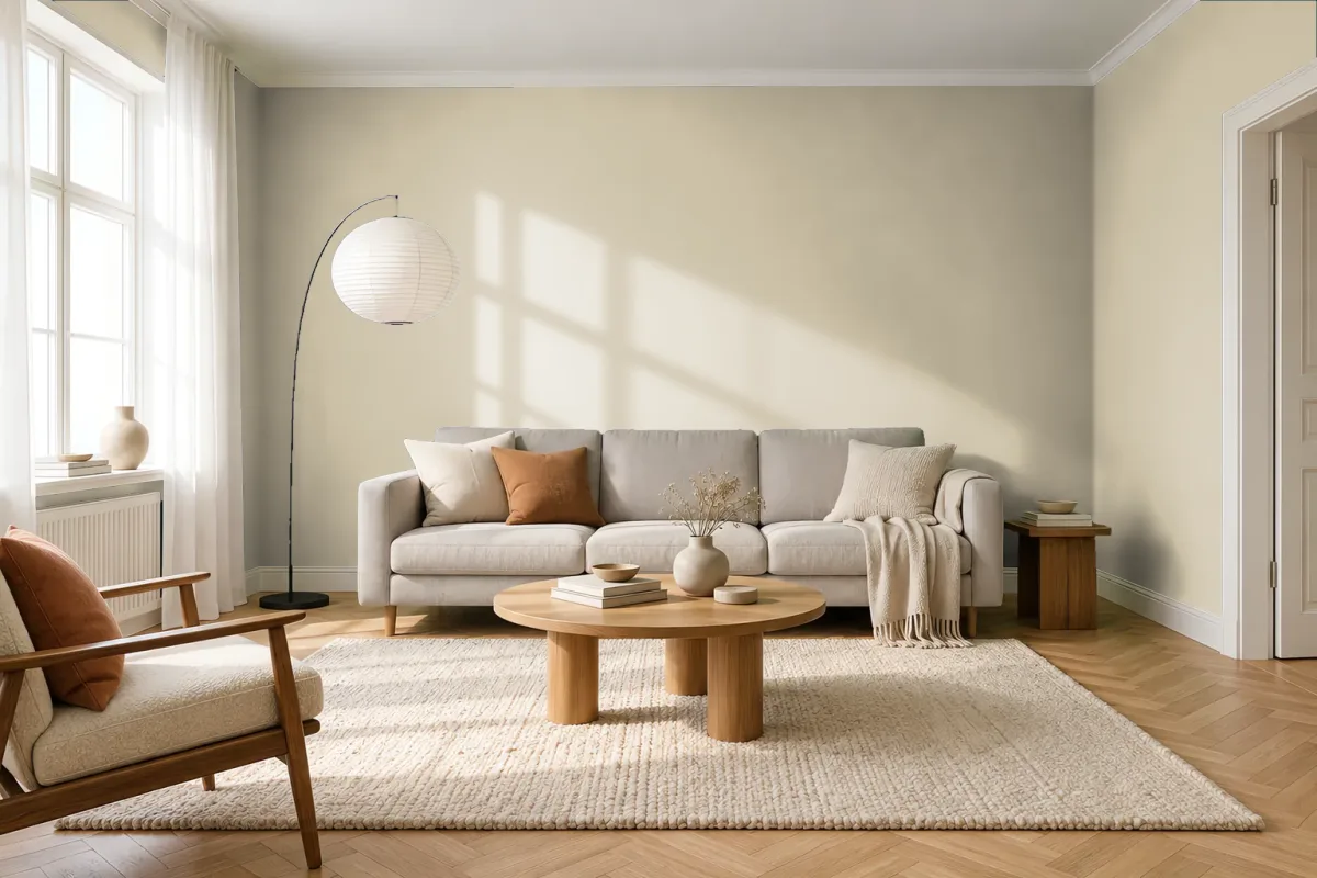 Краска Tikkurila TVT X455 — гостиная в скандинавском стиле