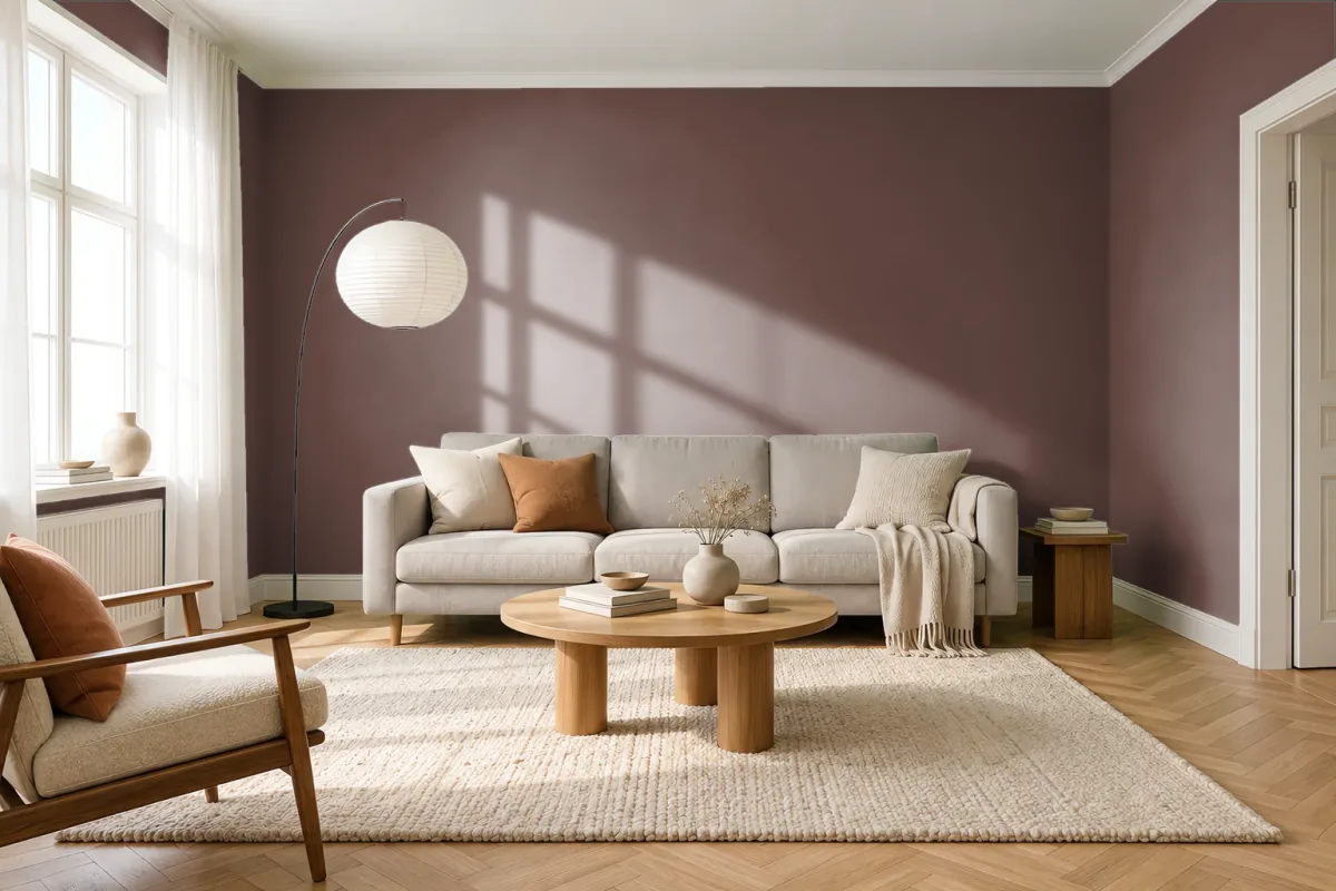 Краска Tikkurila TVT M477 — гостиная в скандинавском стиле