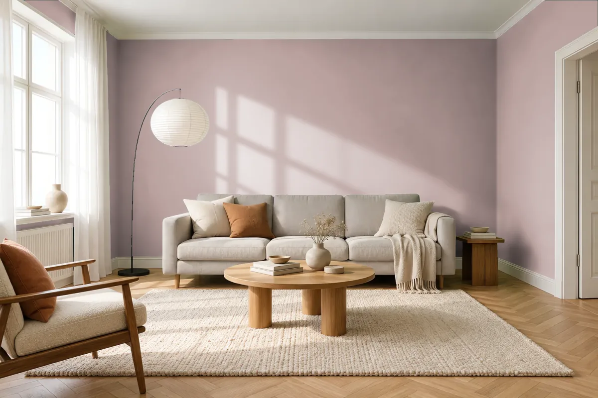 Краска Tikkurila TVT J478 — гостиная в скандинавском стиле