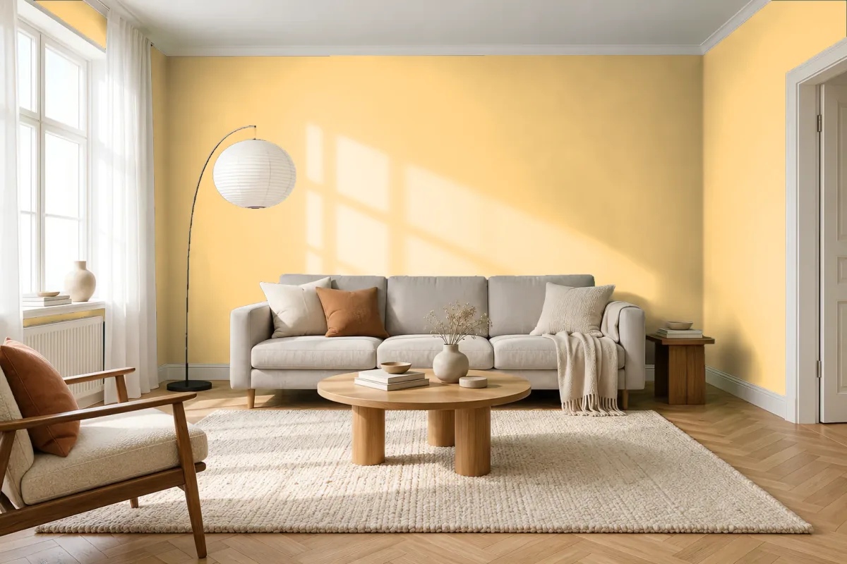 Краска Tikkurila TVT V307 — гостиная в скандинавском стиле