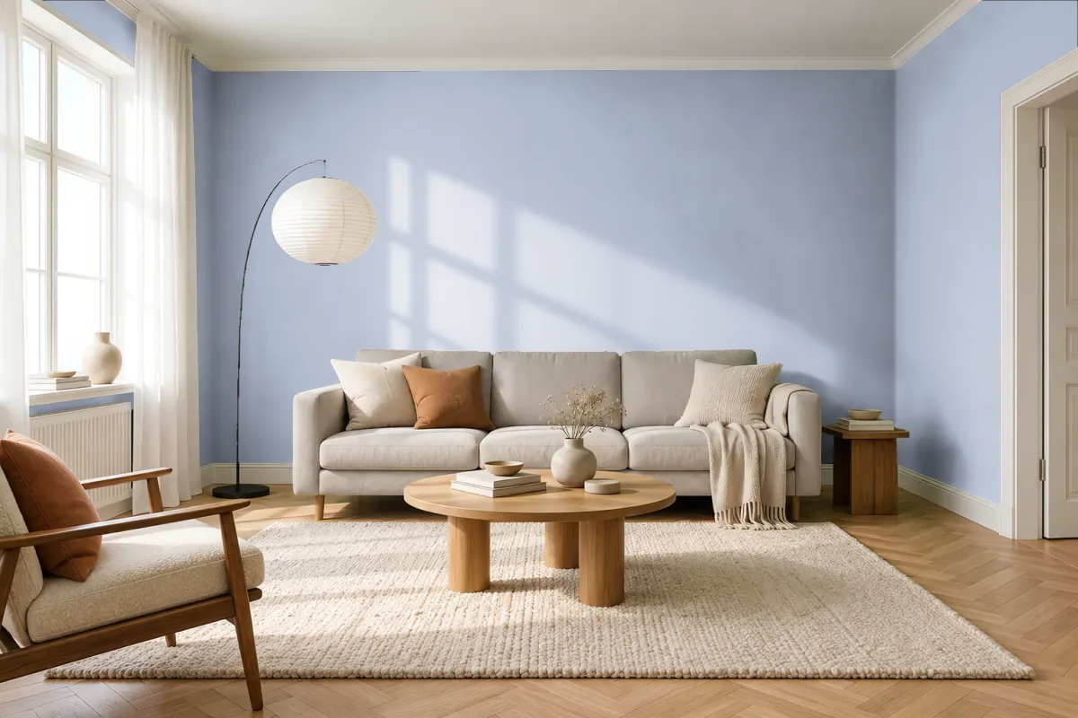 Краска Tikkurila TVT X350 — гостиная в скандинавском стиле