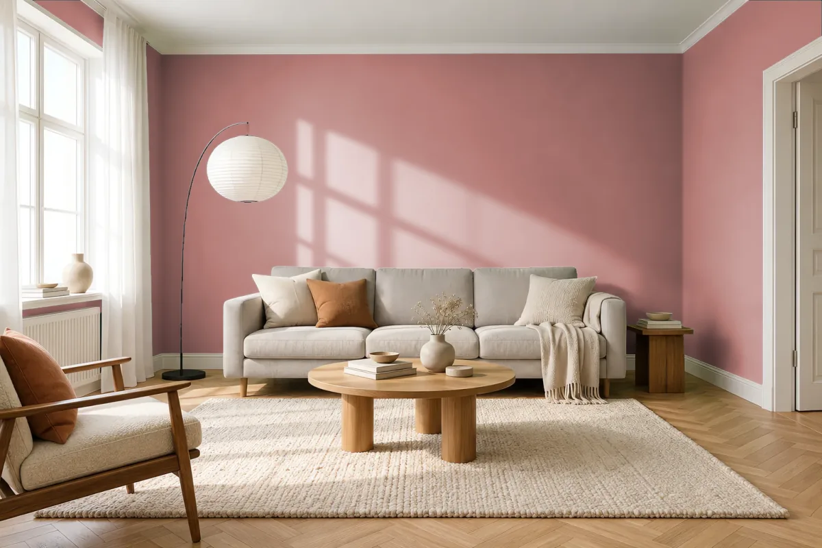 Краска Tikkurila TVT V414 — гостиная в скандинавском стиле