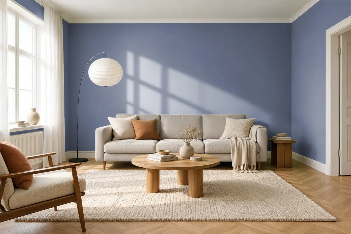 Краска Tikkurila TVT S350 — гостиная в скандинавском стиле