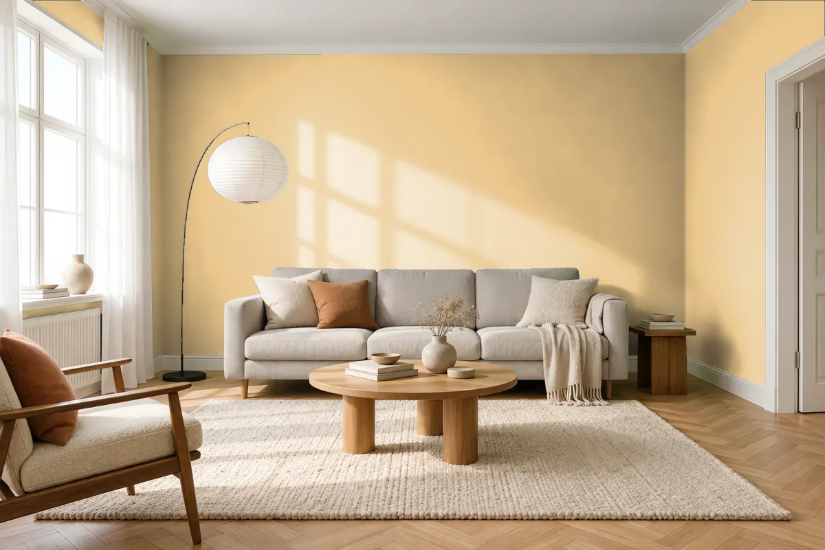 Краска Tikkurila TVT J394 — гостиная в скандинавском стиле