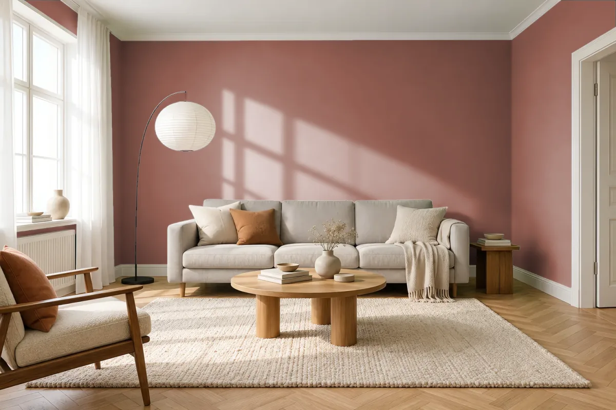 Краска Tikkurila TVT V415 — гостиная в скандинавском стиле