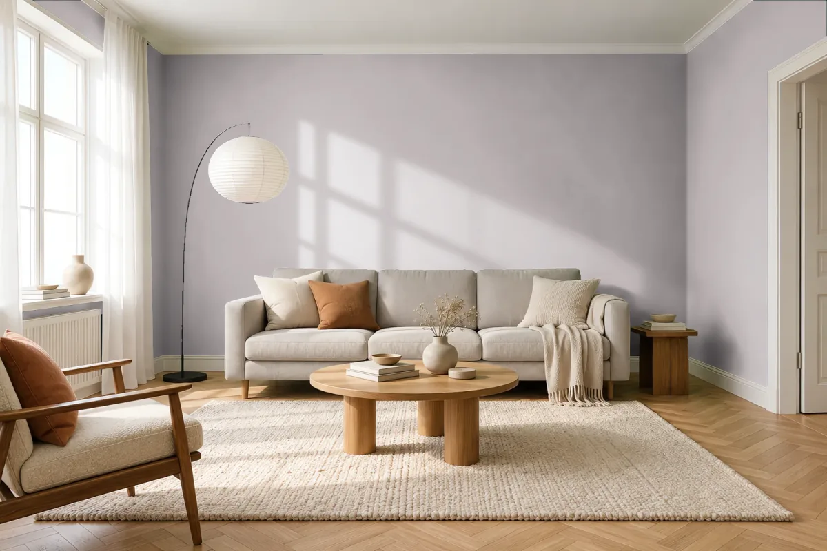 Краска Tikkurila TVT K501 — гостиная в скандинавском стиле