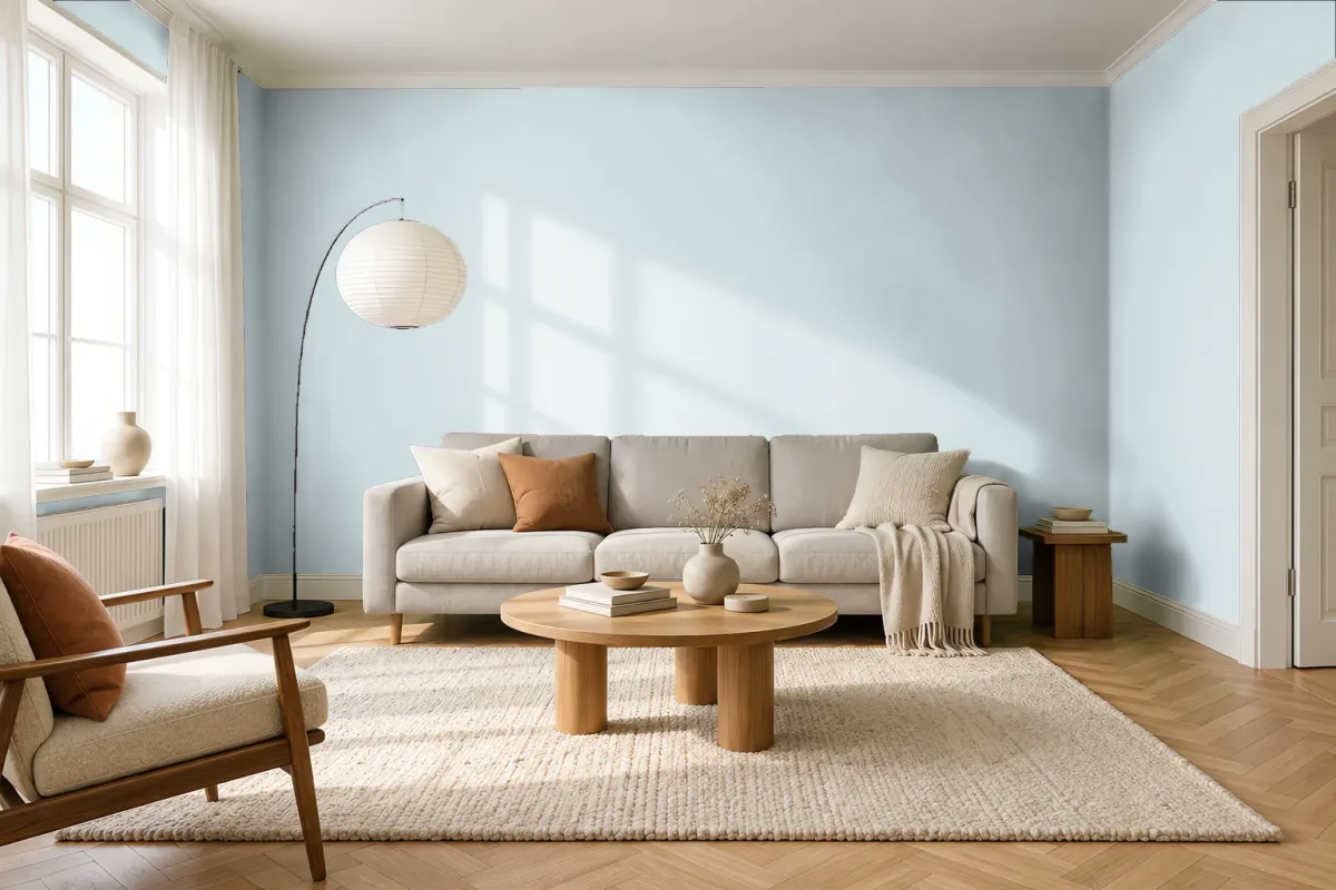 Краска Tikkurila TVT X437 — гостиная в скандинавском стиле