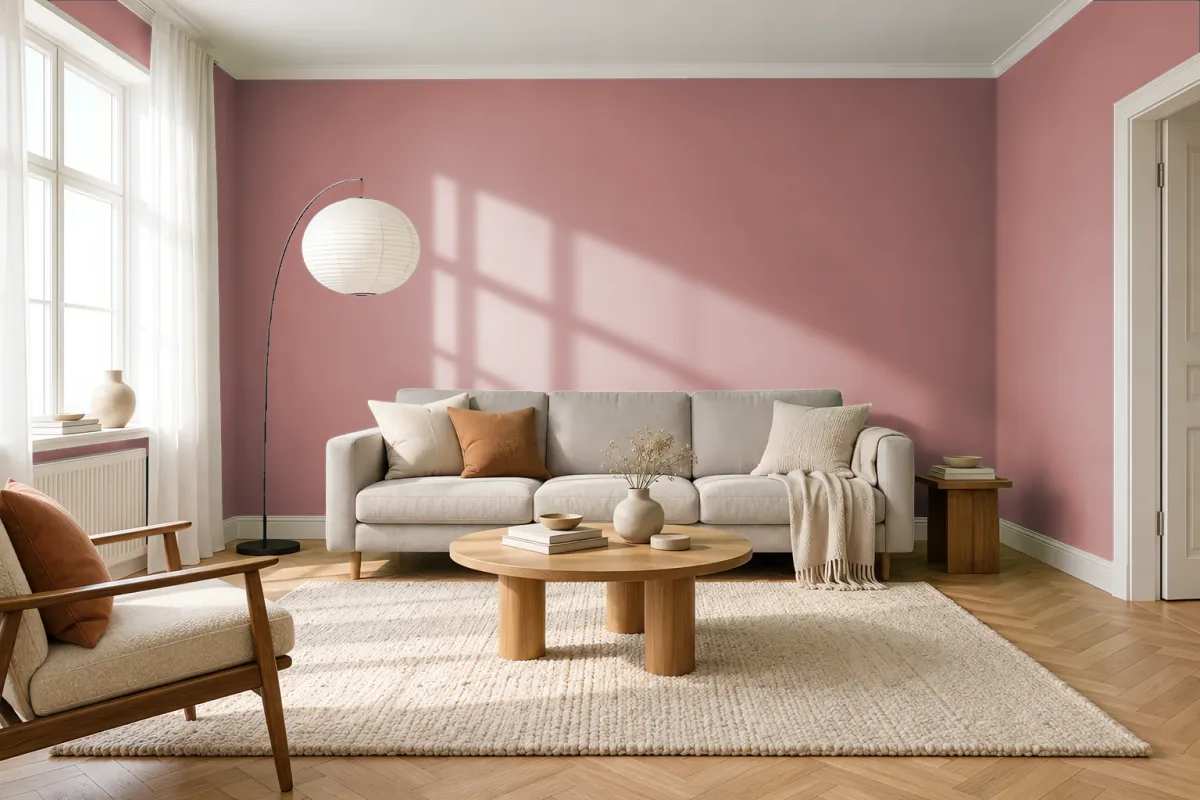 Краска Tikkurila TVT K416 — гостиная в скандинавском стиле