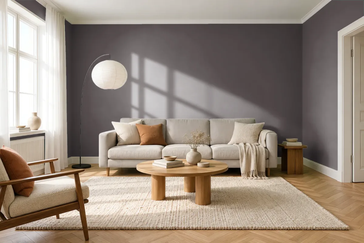 Краска Tikkurila TVT V501 — гостиная в скандинавском стиле