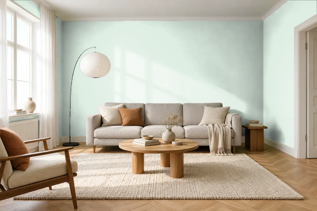 Краска Tikkurila TVT G374 — гостиная в скандинавском стиле