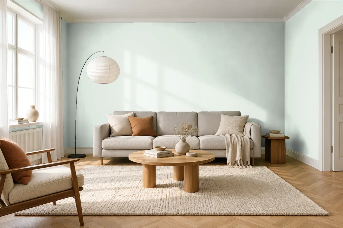Краска Tikkurila TVT Y374 — гостиная в скандинавском стиле